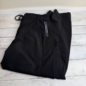 Healing Hands Women's Black Joggers with Zipper Pocket